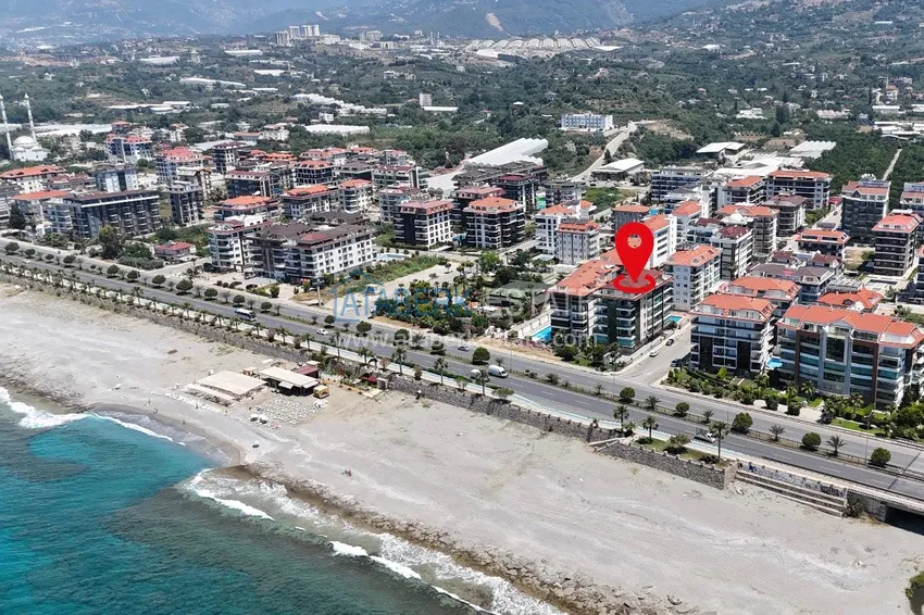 3+1 apartment in Alanya is the first coastal one, for a residence permit and citizenship, Kestel district  2 