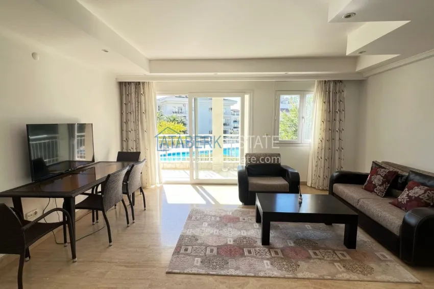 Purchase Residence permit in Alanya: 2+1 furnished apartment in a complex with infrastructure, Oba district 2 