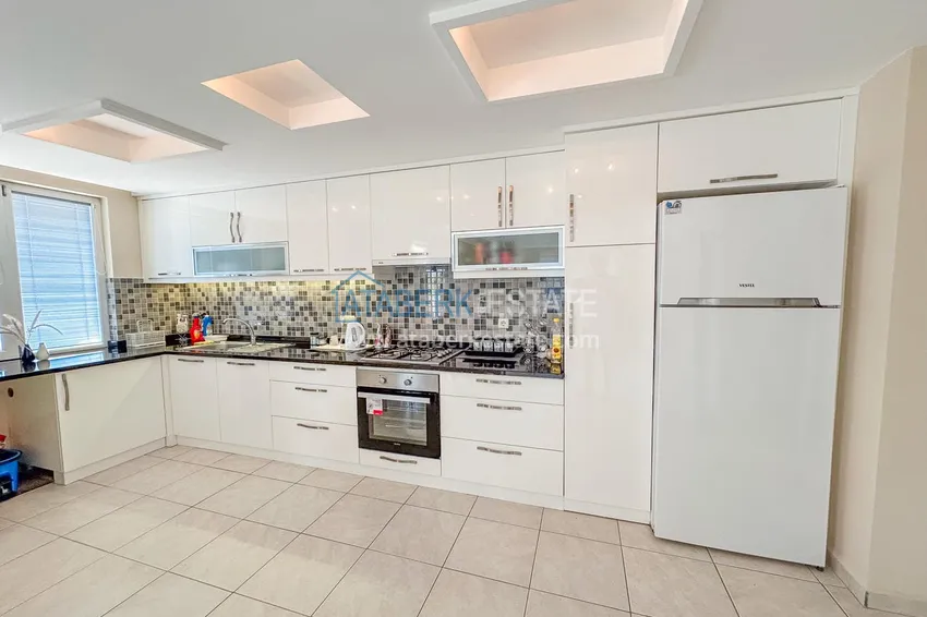 Purchase  Furnished 2+1 apartment in Alanya, Tosmur district - suitable for a residence permit, 150 meters from the sea  3 