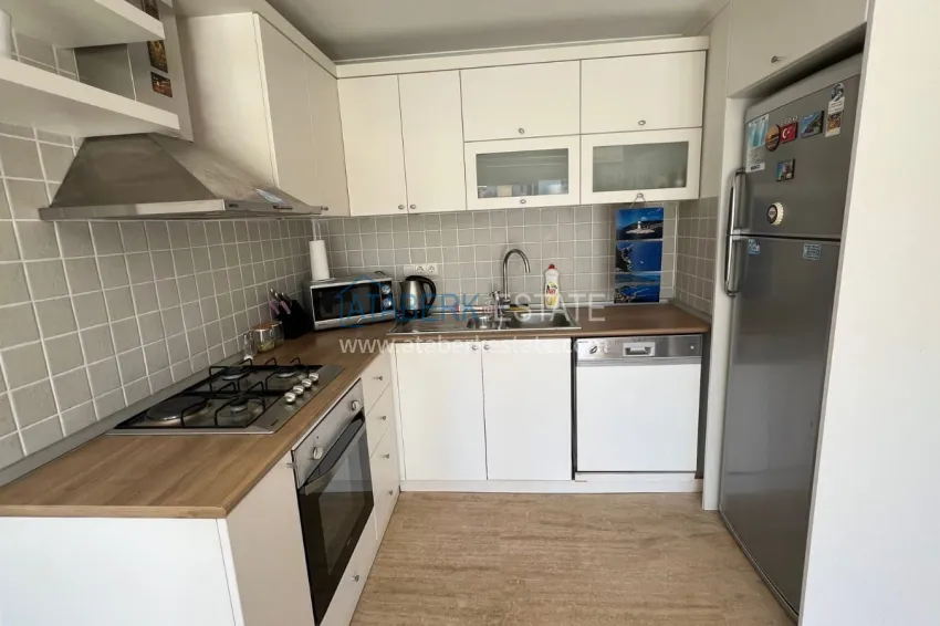 Purchase Residence permit in Alanya: 2+1 furnished apartment in a complex with infrastructure, Oba district 4 