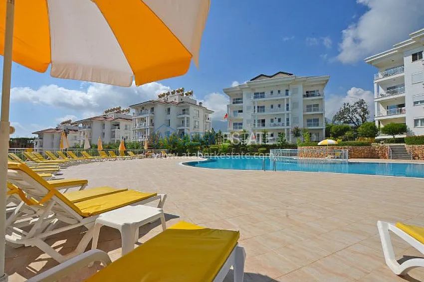 Residence permit in Alanya: 2+1 furnished apartment in a complex with infrastructure, Oba district 4 