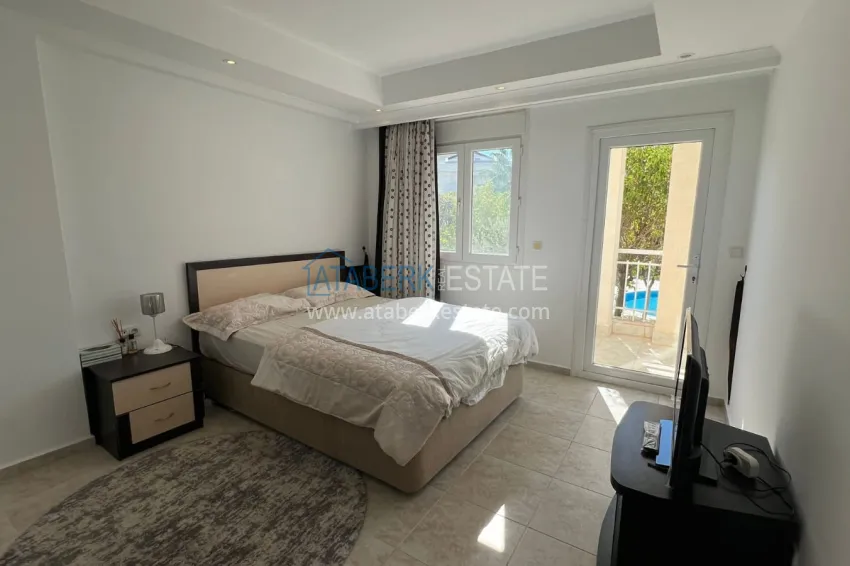 Purchase Residence permit in Alanya: 2+1 furnished apartment in a complex with infrastructure, Oba district 5 