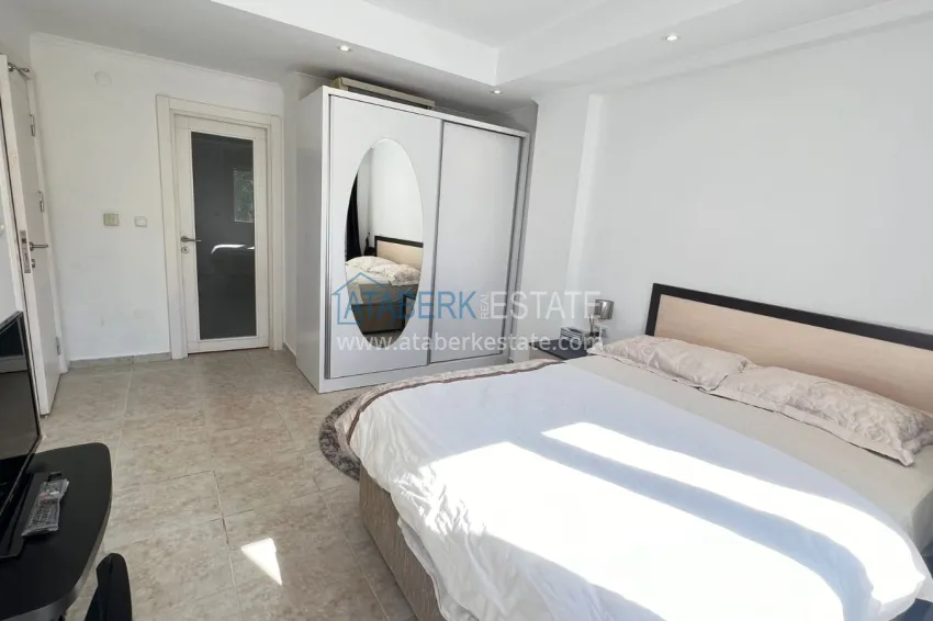 Purchase Residence permit in Alanya: 2+1 furnished apartment in a complex with infrastructure, Oba district 6 