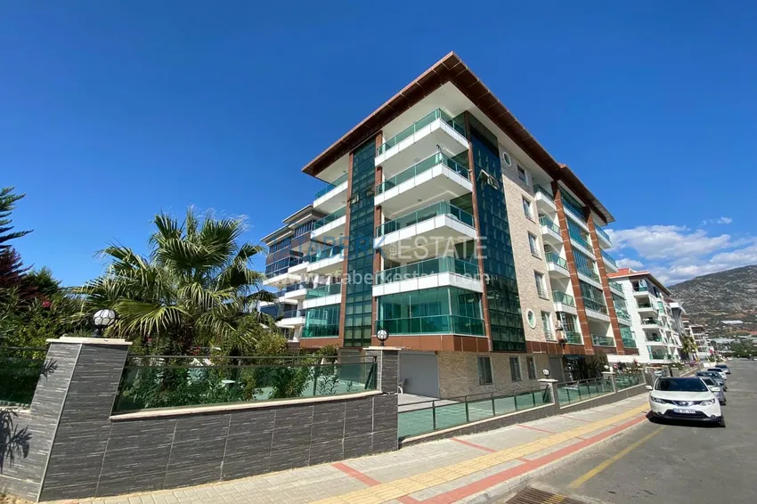 3+1 apartment in Alanya is the first coastal one, for a residence permit and citizenship, Kestel district  7 