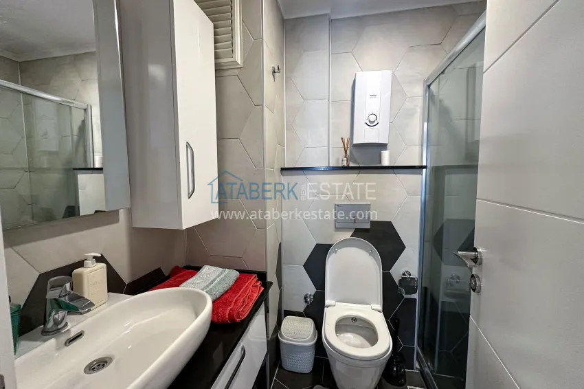 Purchase Furnished 2+1 apartment in Oba, Alanya — suitable for citizenship 9