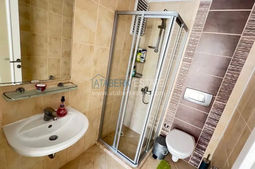 Purchase Residence permit in Alanya: 2+1 furnished apartment in a complex with infrastructure, Oba district 9 