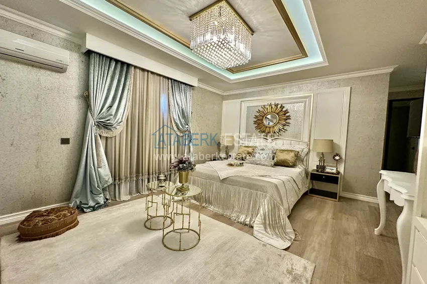 Purchase  2+1 apartment with an elegant interior in a fashionable complex, Oba district — Alanya  10 