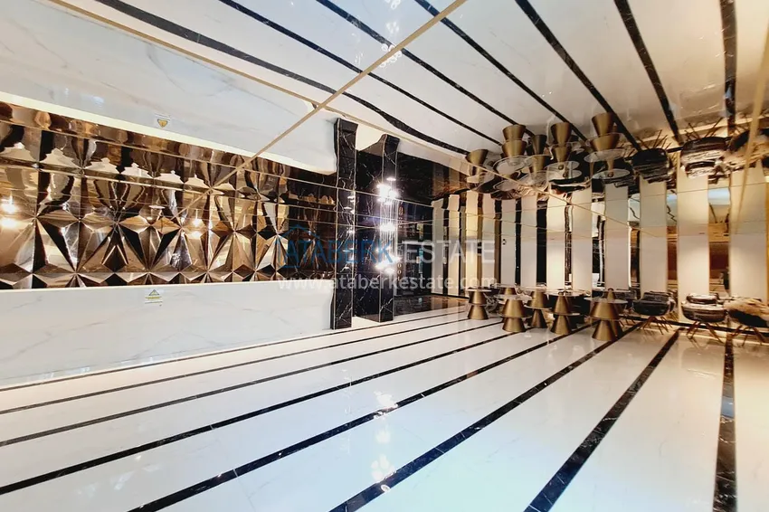 1+1 apartment in a new complex in the center of Alanya. Suitable for short term rentals 11 