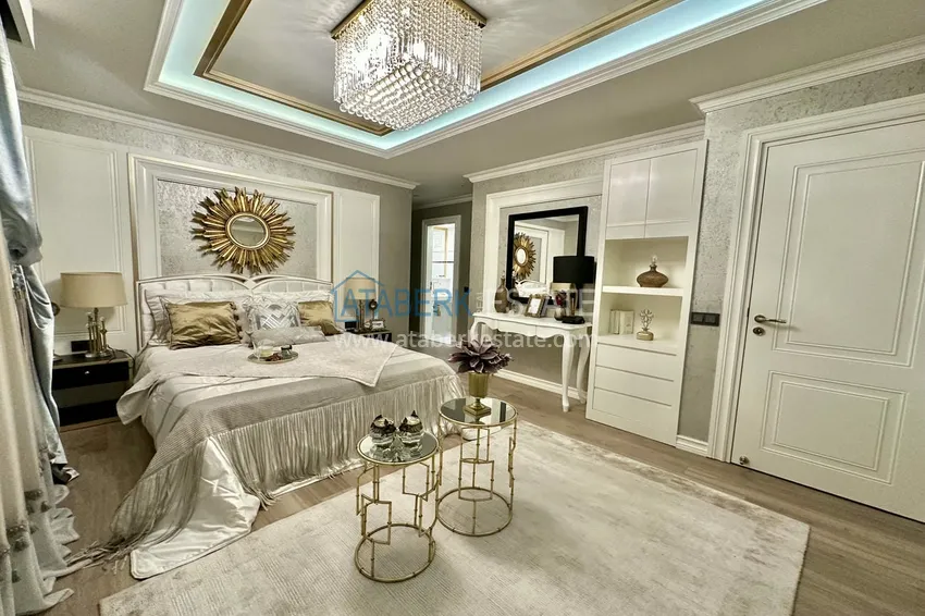 Purchase  2+1 apartment with an elegant interior in a fashionable complex, Oba district — Alanya  11 