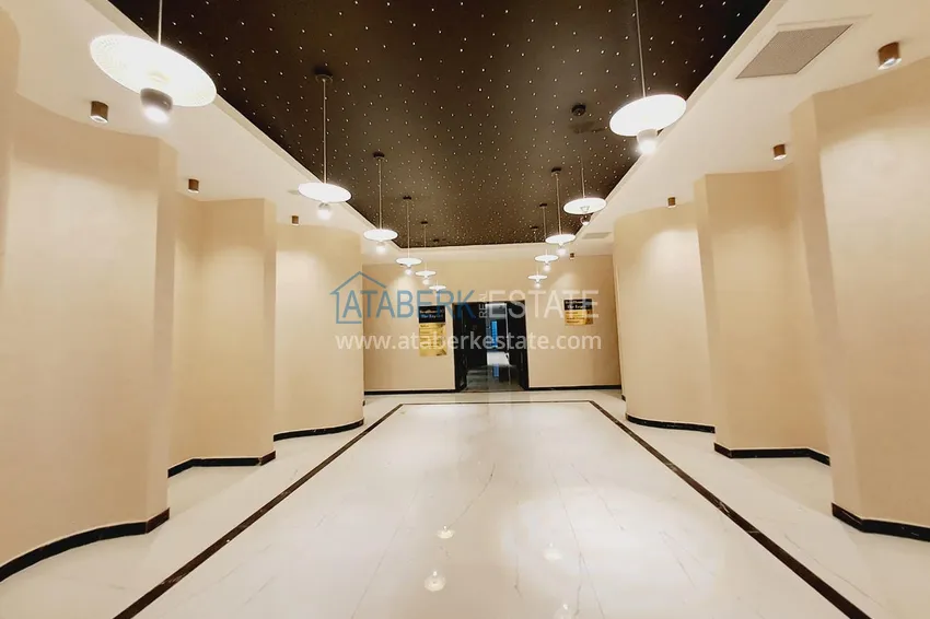 1+1 apartment in a new complex in the center of Alanya. Suitable for short term rentals 12 