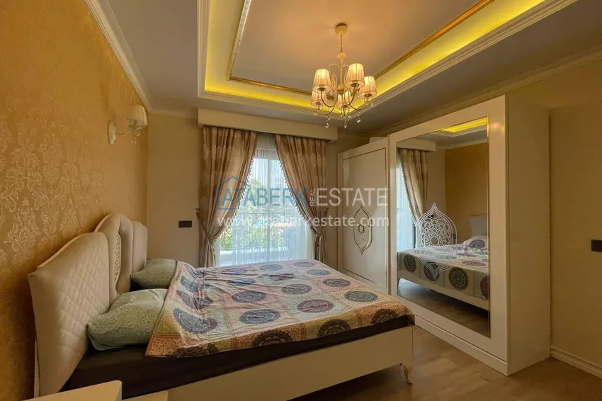 Purchase  Luxury real estate on the first line in Alanya: stylish apartment, VIP-level complex, Oba district 13 