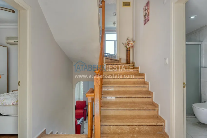 Purchase Triplex townhouse 3+1 in Alanya, Kestel district — cottage complex 300 meters from the sea 14