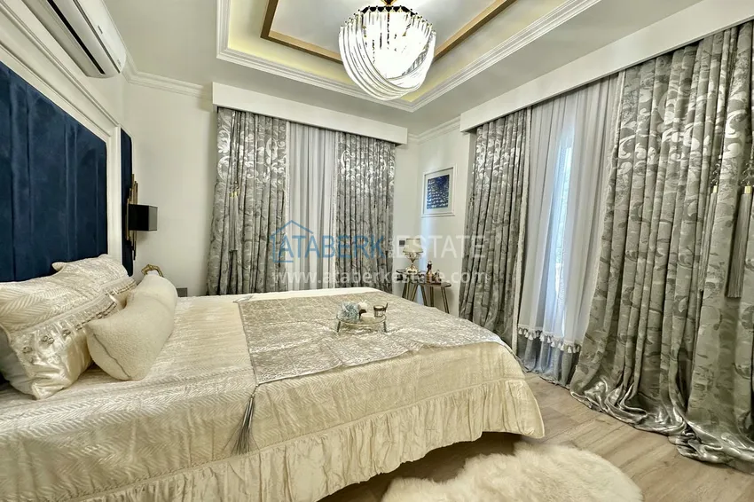 Purchase  2+1 apartment with an elegant interior in a fashionable complex, Oba district — Alanya  14 