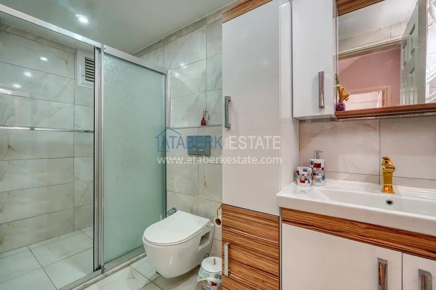 Purchase Triplex townhouse 3+1 in Alanya, Kestel district — cottage complex 300 meters from the sea 15