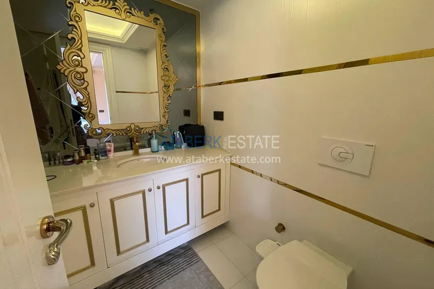 Purchase  Luxury real estate on the first line in Alanya: stylish apartment, VIP-level complex, Oba district 17 