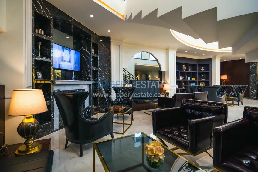 2+1 apartment with an elegant interior in a fashionable complex, Oba district — Alanya  19 