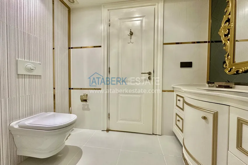 Purchase  2+1 apartment with an elegant interior in a fashionable complex, Oba district — Alanya  17 