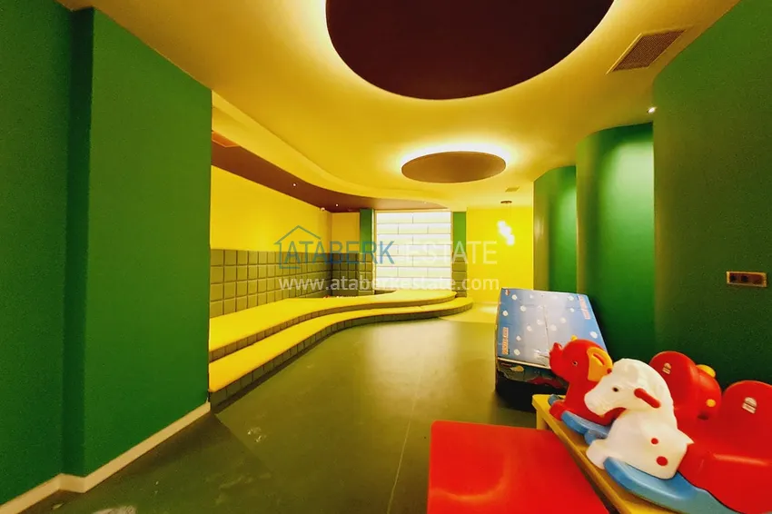 1+1 apartment in a new complex in the center of Alanya. Suitable for short term rentals 18 