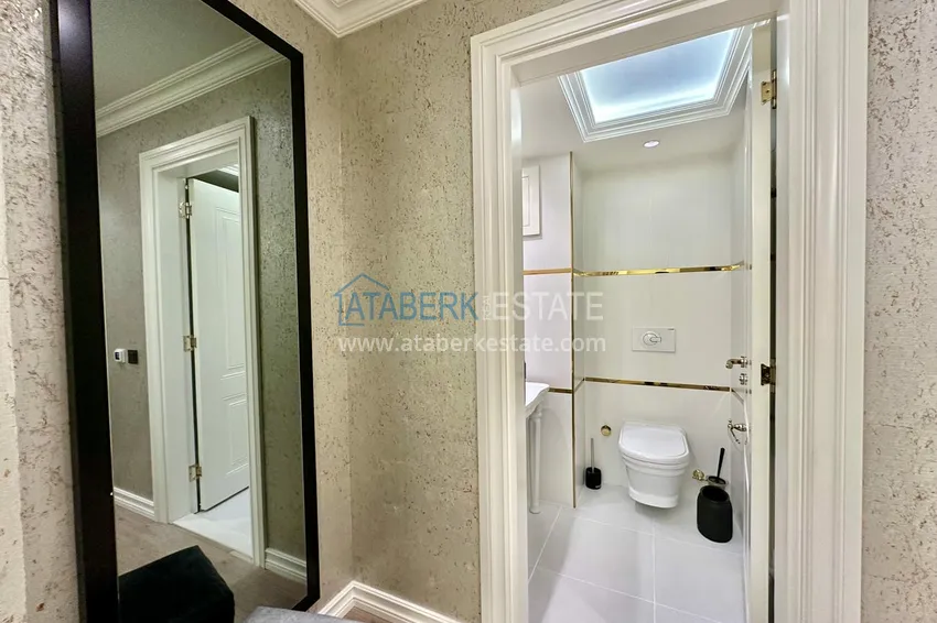 Purchase  2+1 apartment with an elegant interior in a fashionable complex, Oba district — Alanya  18 