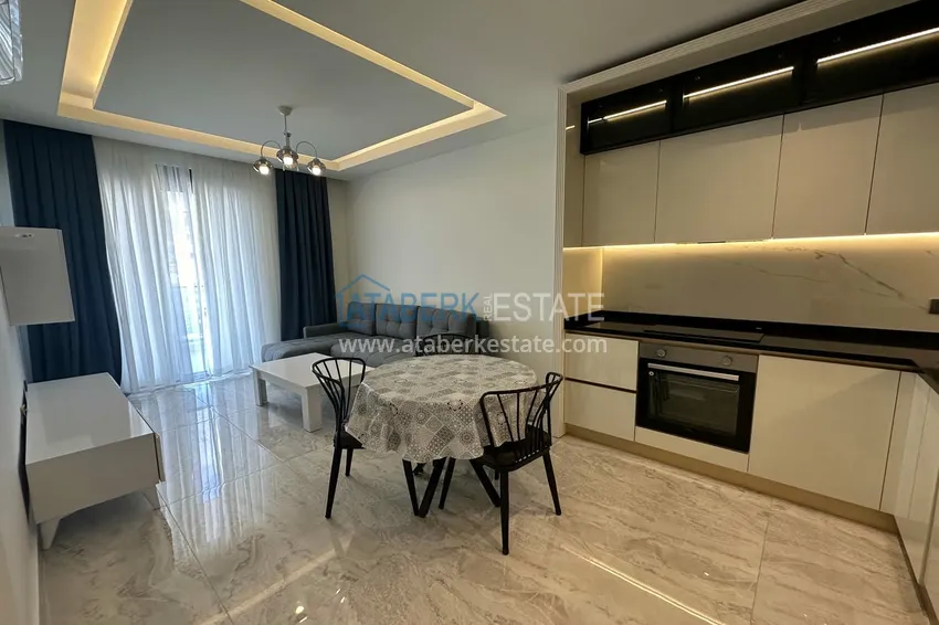 Purchase  Suitable for short term rentals. 1+1 furnished apartment in a modern complex, Alanya center  1 
