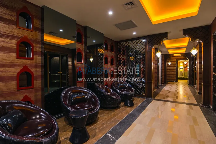 2+1 apartment with an elegant interior in a fashionable complex, Oba district — Alanya  28 
