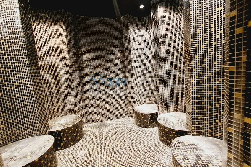 1+1 apartment in a new complex in the center of Alanya. Suitable for short term rentals 28 