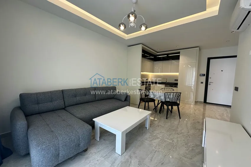 Purchase  Suitable for short term rentals. 1+1 furnished apartment in a modern complex, Alanya center  2 