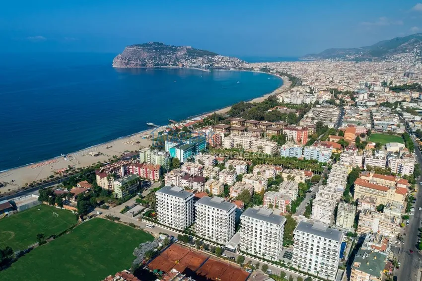 2+1 apartment with an elegant interior in a fashionable complex, Oba district — Alanya  2 