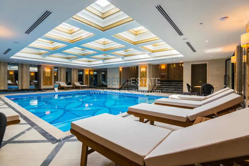 2+1 apartment with an elegant interior in a fashionable complex, Oba district — Alanya  32 