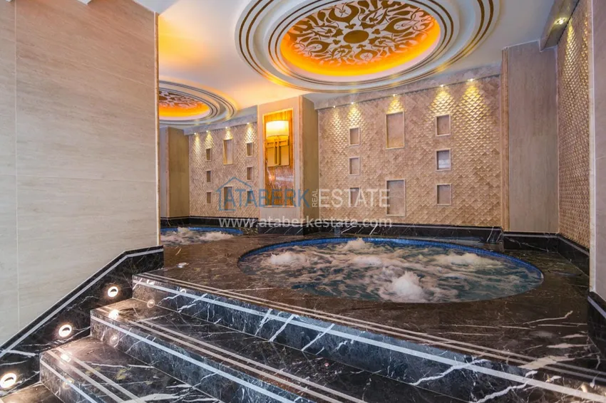 2+1 apartment with an elegant interior in a fashionable complex, Oba district — Alanya  34 