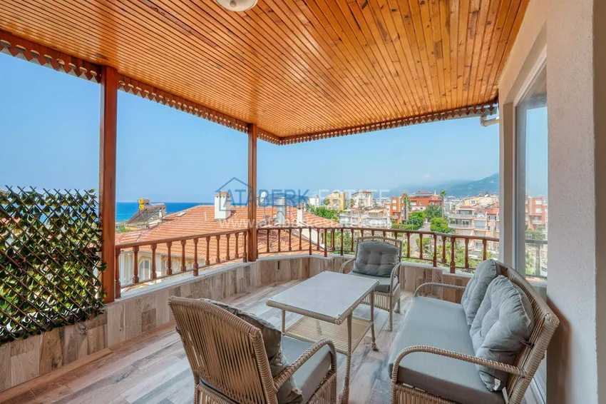 Purchase Triplex townhouse 3+1 in Alanya, Kestel district — cottage complex 300 meters from the sea 33