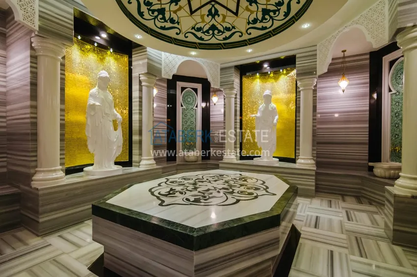 2+1 apartment with an elegant interior in a fashionable complex, Oba district — Alanya  40 