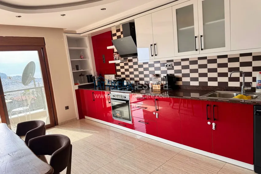 Purchase  3+1 duplex apartment in Alanya, Hasbahce district — furnished, suitable for residence permits and citizenship 3 