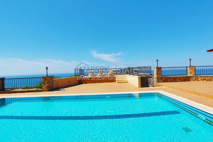 3+1 duplex apartment in Alanya, Hasbahce district — furnished, suitable for residence permits and citizenship 3 