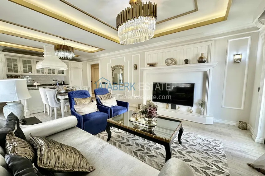 Purchase  2+1 apartment with an elegant interior in a fashionable complex, Oba district — Alanya  5 