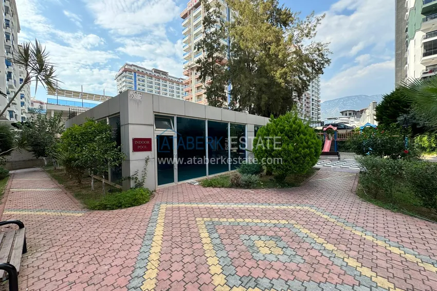 2+1 apartment in Alanya, Mahmutlar district — with furniture, glazed balconies near Yekta Mall 7 