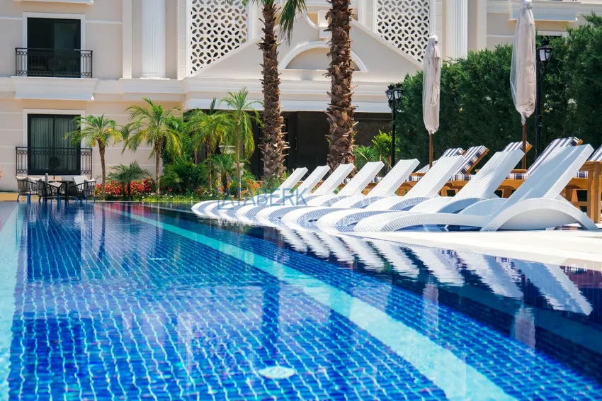 2+1 apartment with an elegant interior in a fashionable complex, Oba district — Alanya  8 