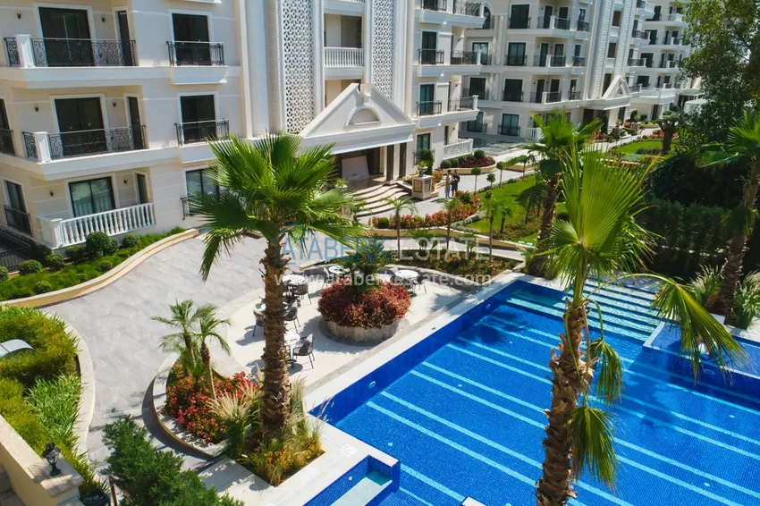 2+1 apartment with an elegant interior in a fashionable complex, Oba district — Alanya  9 