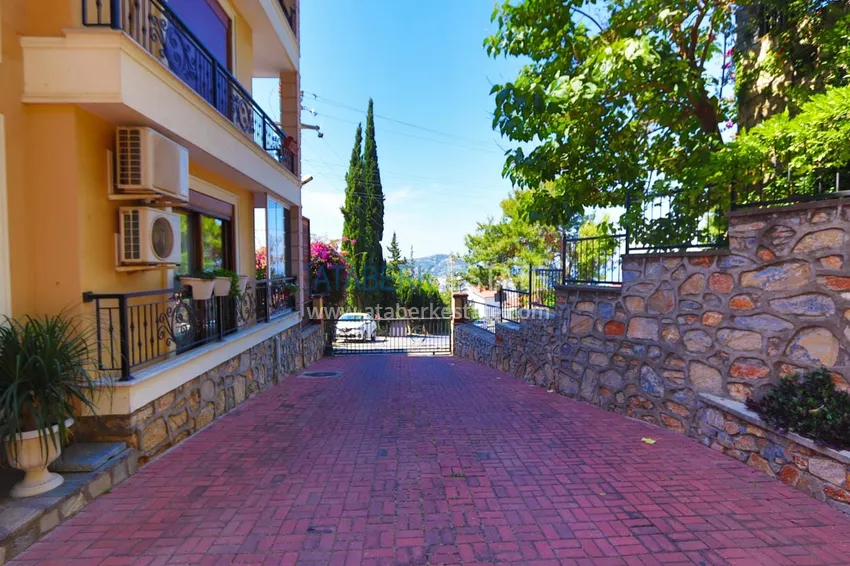 3+1 duplex apartment in Alanya, Hasbahce district — furnished, suitable for residence permits and citizenship 10 