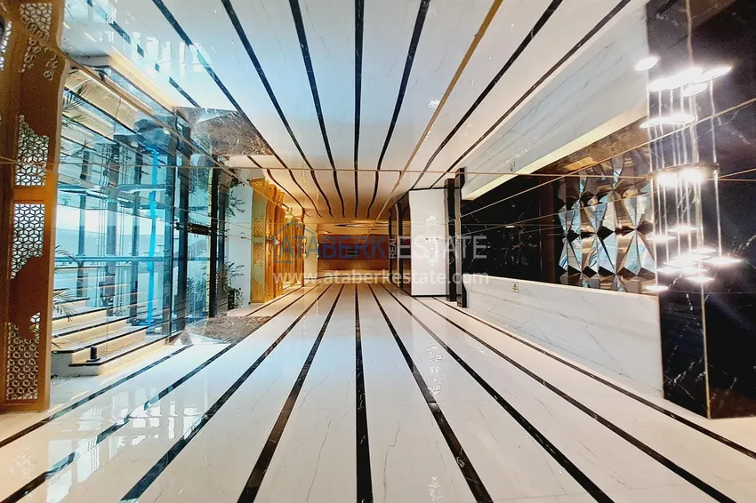 1+1 apartment in a new complex in the center of Alanya. Suitable for short term rentals 9 