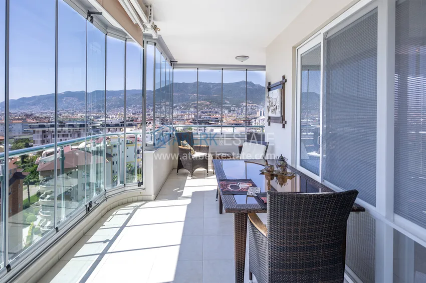 Purchase Real estate for a residence permit in Alanya. Turnkey duplex penthouse with panoramic views, Tosmur district 14