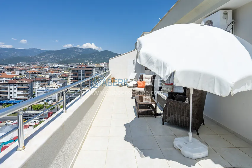 Purchase Real estate for a residence permit in Alanya. Turnkey duplex penthouse with panoramic views, Tosmur district 17