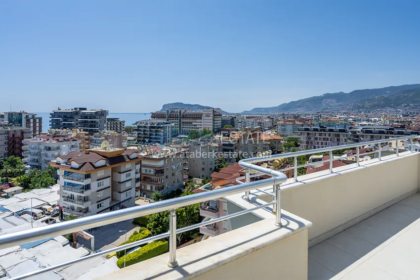Purchase Real estate for a residence permit in Alanya. Turnkey duplex penthouse with panoramic views, Tosmur district 18