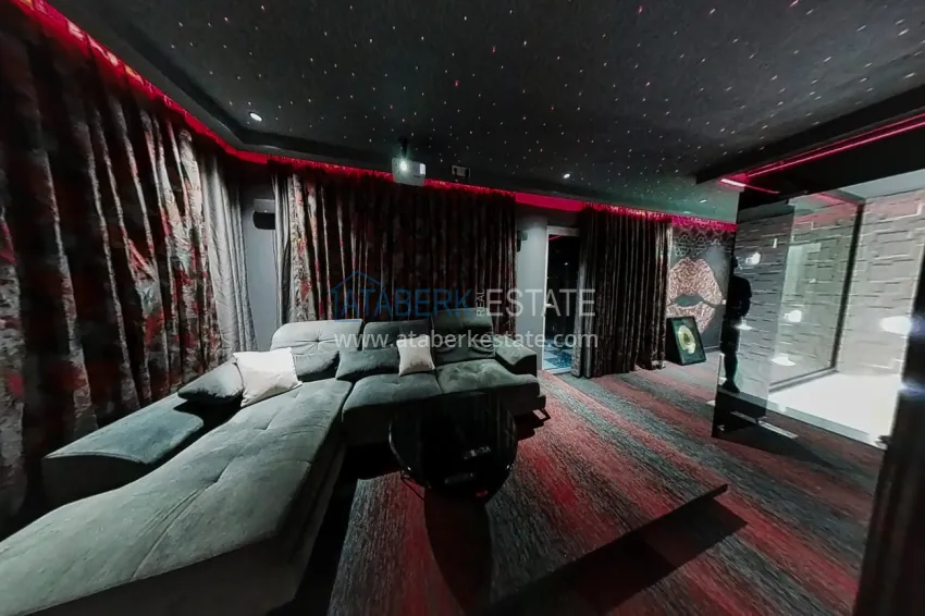 Purchase Elite triplex penthouse with original design in Alanya, Mahmutlar district 49