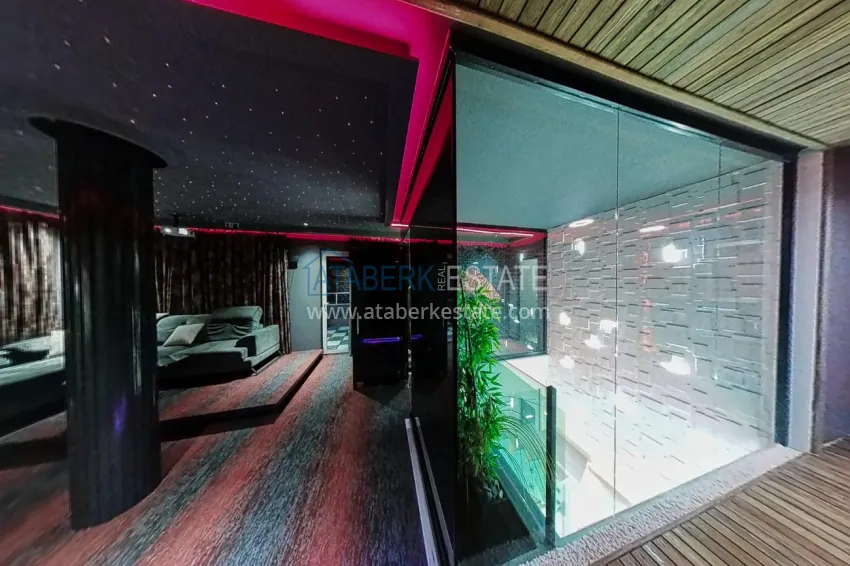 Purchase Elite triplex penthouse with original design in Alanya, Mahmutlar district 54