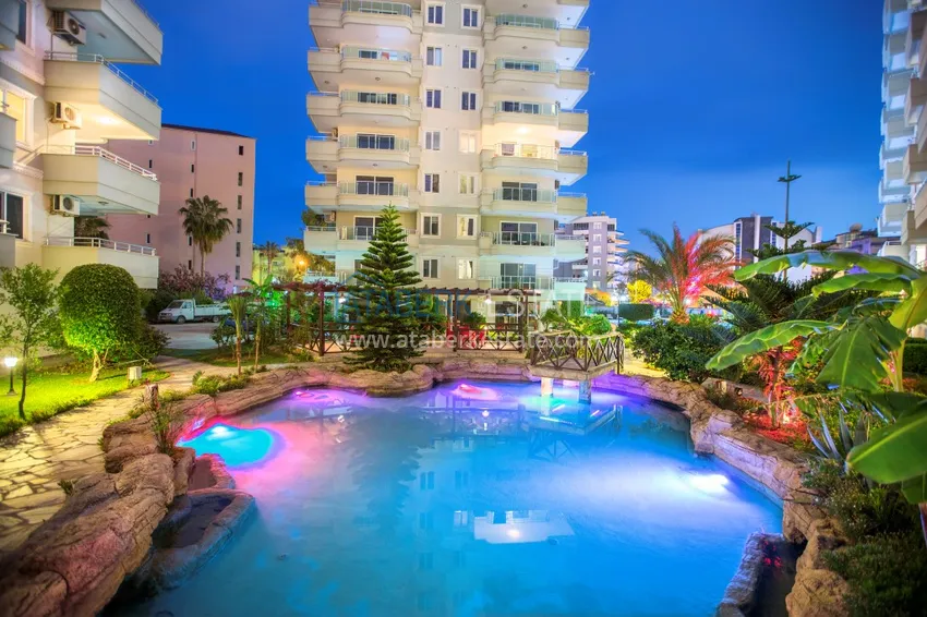 Real estate for a residence permit in Alanya. Turnkey duplex penthouse with panoramic views, Tosmur district 7