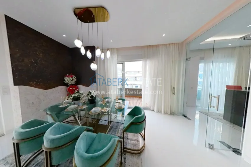 Purchase Elite triplex penthouse with original design in Alanya, Mahmutlar district 8