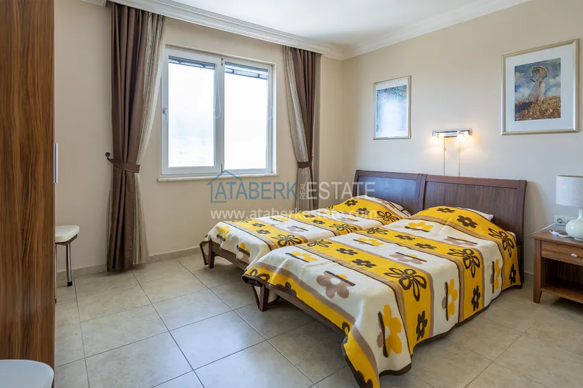 Purchase Real estate for a residence permit in Alanya. Turnkey duplex penthouse with panoramic views, Tosmur district 9