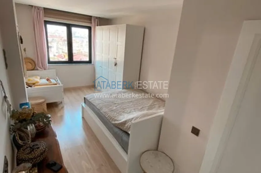 Purchase  Linear 3+1 apartment in the center of Alanya — turnkey, suitable for a residence permit, separate kitchen, sea and mountain views 10 