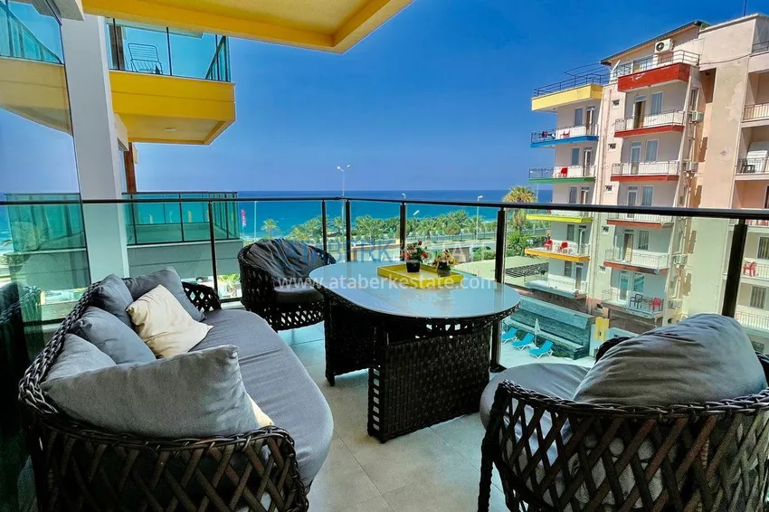 Purchase Apartment 2+1 on the beachfront in Mahmutlar — a ready-made version with a sea view 10 